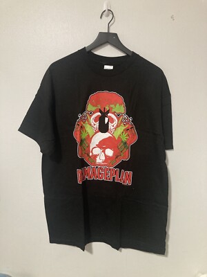 VTG DAMAGEPLAN 2004 Atom Bomb Vintage Shirt XL Metal Pantera Y2K Grunge Rock New