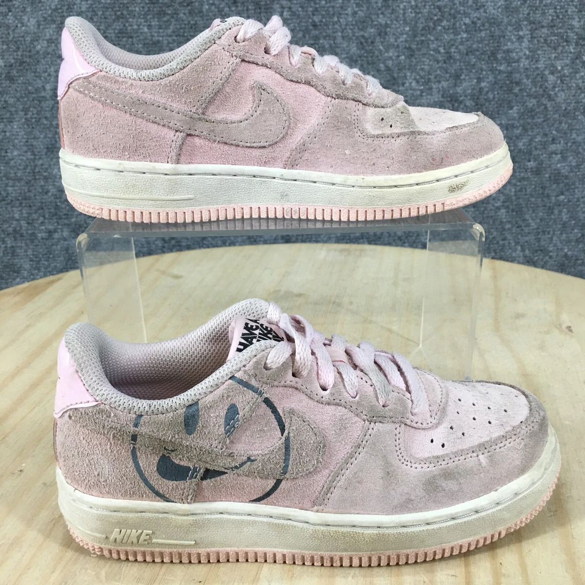 Nike air force clearance 1 junior pink suede