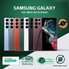 New SAMSUNG GALAXY S22 ULTRA 5G 128GB Unlocked CDMA Verizon T-Mobile At&T N