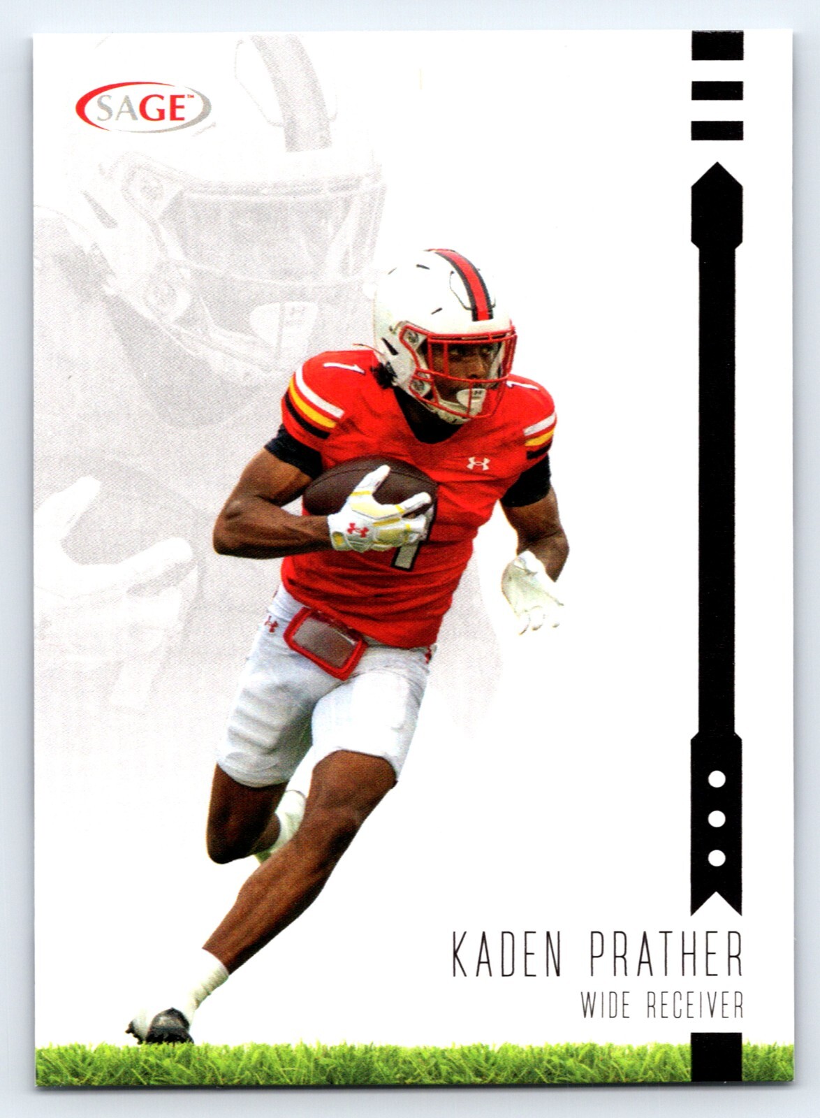 2025 SAGE Black Kaden Prather #73 Rookie Card RC Maryland Terrapins 