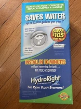 MJSI HYR270 Hydro Right Dual Flash toilet converter replaces flapper & handle 
