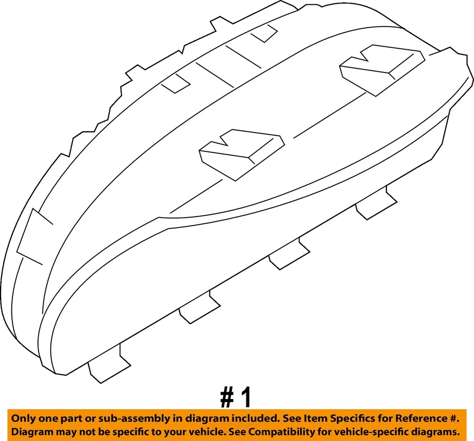 Medidor de velocímetro usado se adapta a: BMW 535I Cluster 2012 MPH sin navegación sin cabezal Foto 4 de 4