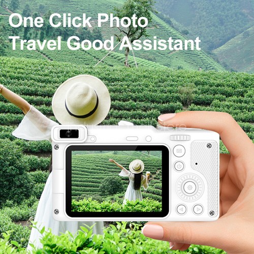 50MP 4K Digital Camera 1080P HD Video Recorder Dual Lens Selfie Camcorder 128G - Picture 8 of 33