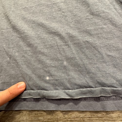 Camisa Polo John Varvatos Para Hombres 2XL Azul Letrero de Paz Bordado Logo Cuello Preppy - Imagen 3 de 9