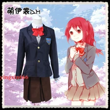 Free Gou Matsuoka Cosplay Costume JK School Uniform Fashion Woman Suit Party