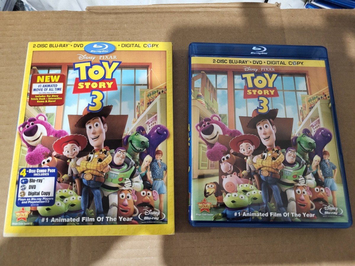 TOY STORY 3 [FOUR-DISC BLU-RAY/DVD DIGITAL COPY W/SLIPCOVER PIXAR