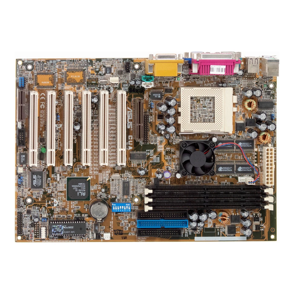 Motherboard ATX ASUS CUA REV 1.03 Socket 370 Sdram PCI AMR - Image 2 of 3
