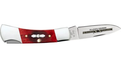 Case xx Knives Lockback Barnboard Jig Old Red Bone 12211