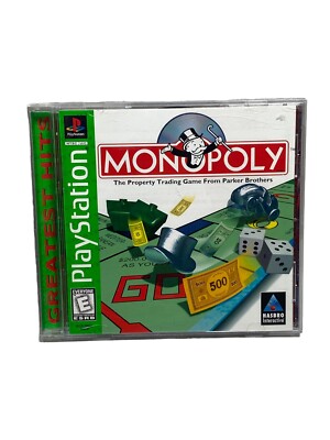 Monopoly (Sony PlayStation 1, 1998) GH Complete and Tested
