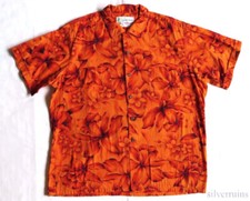 Duke Of Hollywood Vintage Hawaiian Shirt 1960's Waikiki Wear Aloha Hibiscus
