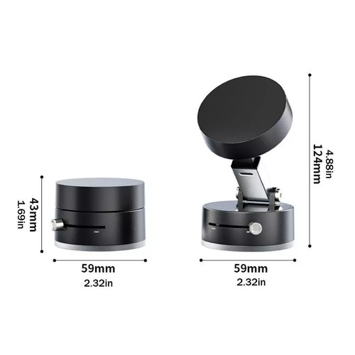 Vacuum Magnetic Suction Cup Car Phone Holder Stand Phone Mount - Zdjęcie 16 z 26