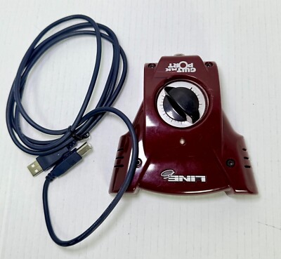 Line 6 GuitarPort USB Audio Interface for Guitar   Red   Tested Works