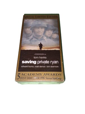 Saving Private Ryan (VHS, 2000) Special Limited Edition 2 tape Set 84991