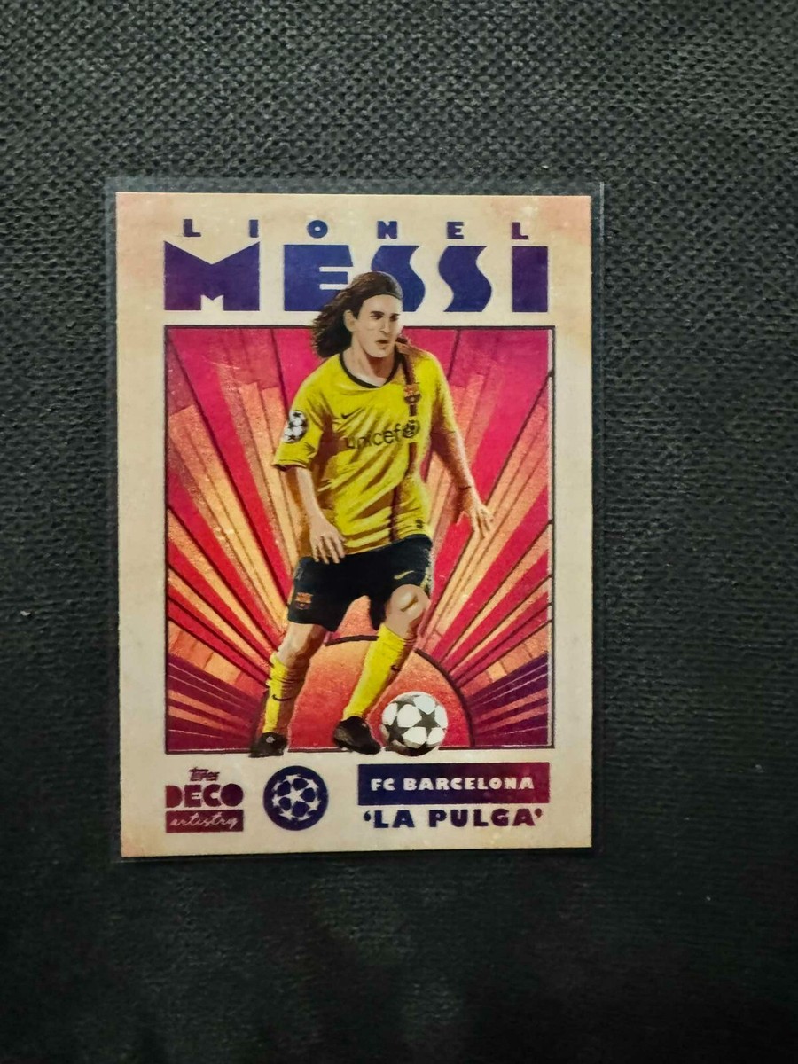 2024-25 Topps Deco UEFA Lionel Messi Artistry La Pulga | eBay