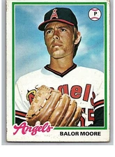 1978 Topp Baseball Cards Single - #368 Balor Moore A1