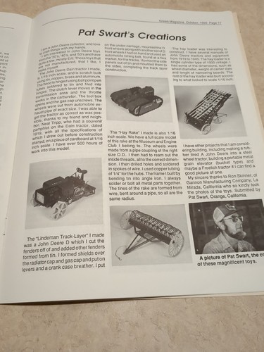 John Deere Green Magazine October 1990 Krueger Model 62 Clay Center Nebraska - Picture 6 of 7