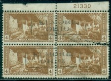 SCOTT # 743 B/4 PLATE # , USED, MESA VERDE, ELMORE, OHIO CANCEL, GREAT PRICE!