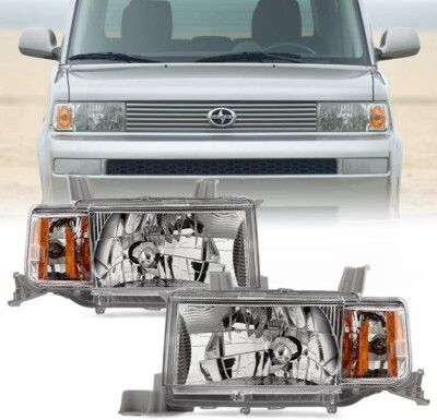 2004-2006 Scion xB bB 1NZ-FE 2NZ-FE Factory Style Headlight Set