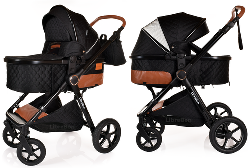 Baby Pram Buggy 3 in 1 Travel System Car Seat Folding Pushchair Reversible - Picture 36 of 117