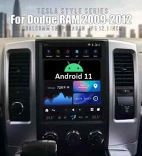 For Dodge Ram 1500 2500 3500 2008-2012 Android Tesla Screen GPS Navi Stereo 64GB