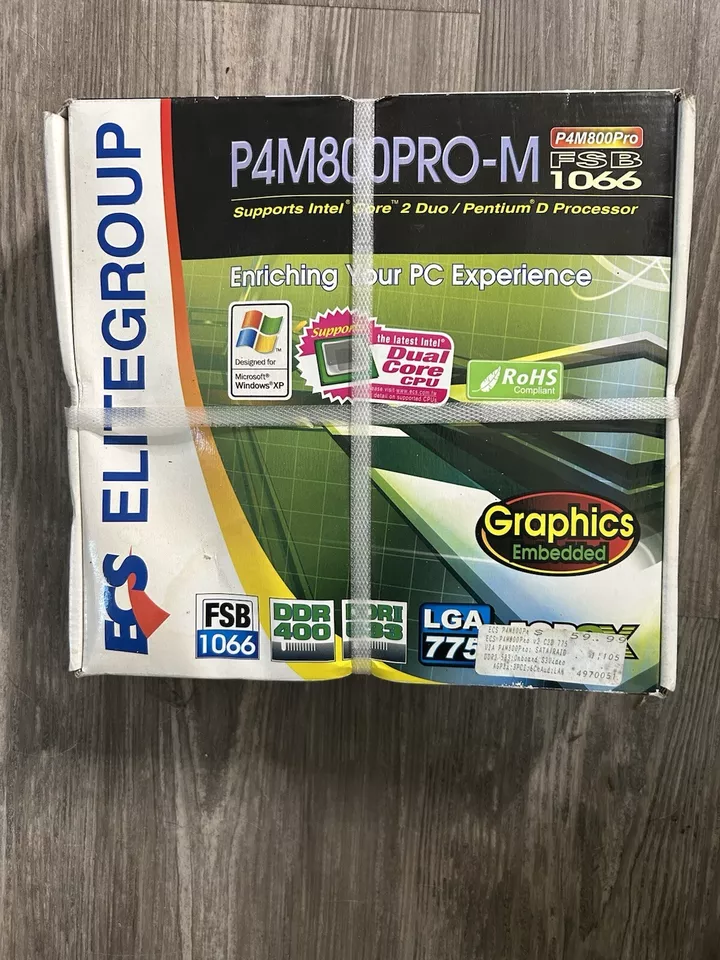 Elitegroup/ECS P4M800PRO-M V 2.0 LGA775 mATX Motherboard - Image 2 of 4