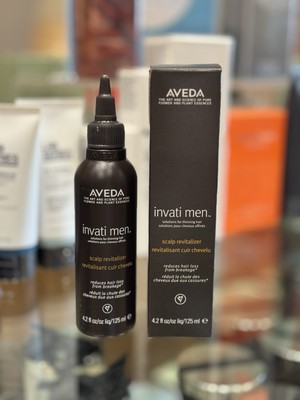 Aveda Invati Men Scalp Revitalizer Thinning Hair Treatment, Full Size 4.2 oz/125