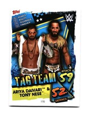 Ariya Daivari & Tony Nese 2021 Topps Slam Attax WWE 170