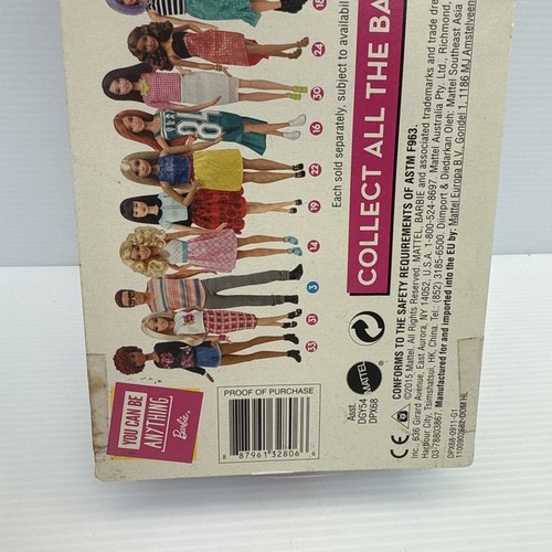 Barbie Fashionistas Puppe #32 Dolled Up Denim Curvy 2015 Mattel DPX68 Neu - Bild 8 von 8