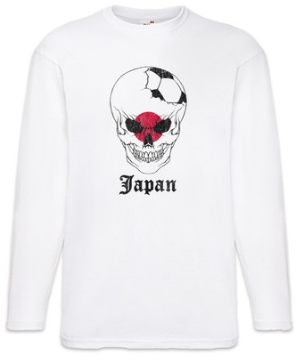 Japan Football Comet Langarm T-Shirt Japanisch Japanische Japanese Fußball Fahne