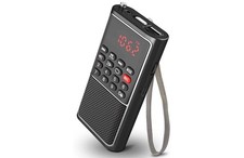Mini Portable FM Radio USB Player, TF/SD Card/USB Slot Support Mp3 Play Rec,Pock