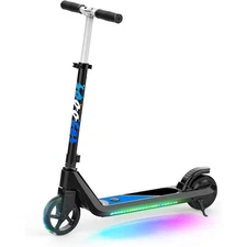 Electric Scooter Kids Age 6-10 Kick-Start Boost Scooter with Adjustable Speed 
