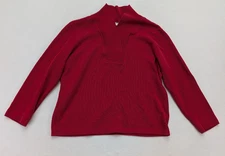 Rebecca Malone Women's Sweater Size 1X Red Pullover