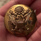 Original Civil War US Military Great Seal Metal Button Militaria
