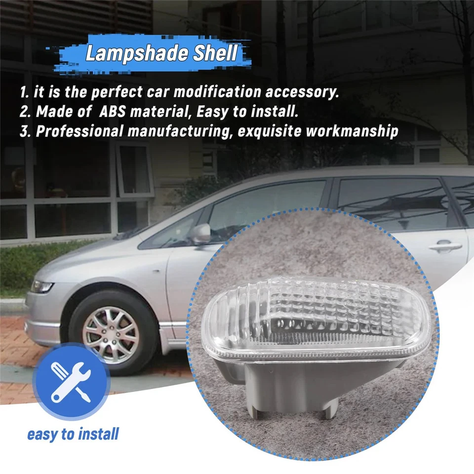 2x luces indicadoras delanteras laterales para Honda Accord 2003-2007 Civic 2001-2009 Foto 2 de 4