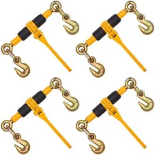 Ratchet Chain Binders 14-516 2600 Lbs Safe Working Load 4 Pack Load Bind