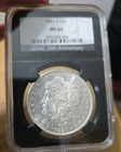1881 S Morgan  Silver Dollar NGC MS61