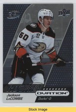 2023-24 Upper Deck Ovation Rookies Shimmer Jackson LaCombe #115 READ 0hc9