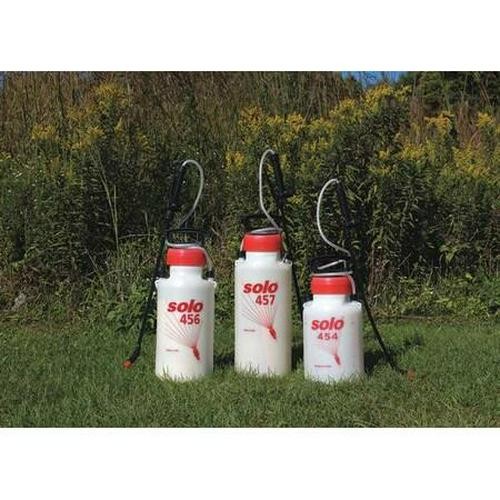 Handheld Sprayer 2 Gal Poly Tank 45psi 22in Wand 48in Hose Lawn Garden