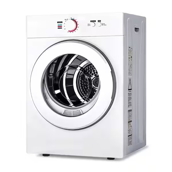 Panda Electric Portable Compact Laundry Clothes Dryer, 1.5 cu.ft, Stainless...