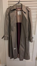 Vintage Christian Dior le connoisseur trench coat plum lining