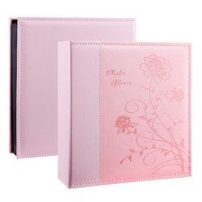 Photo Album 4x6 600 Photos, Extra Large Capacity Leather Cover Wedding Family...