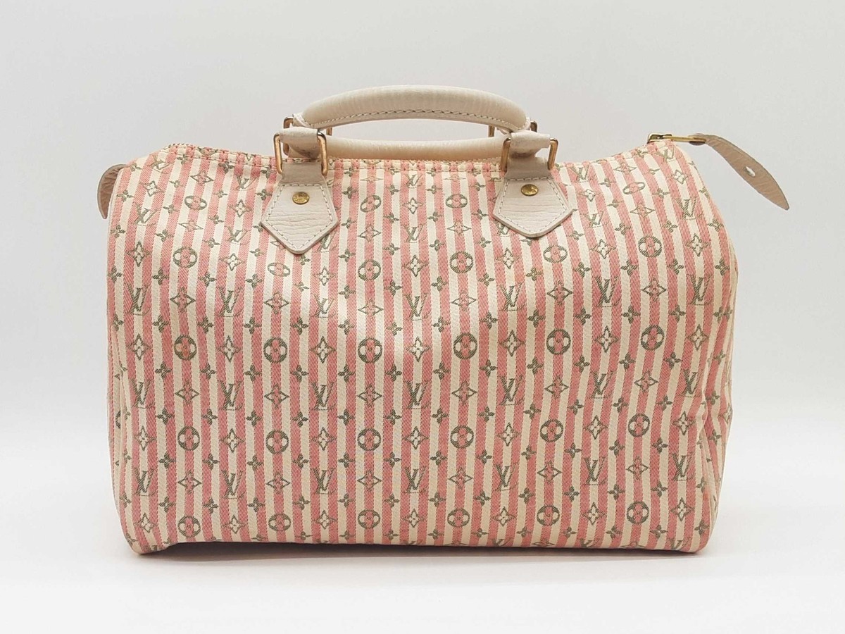 Louis Vuitton Monogram Mini Lin Croisette Speedy 30 Handbag Sd0825rcrde