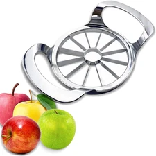 Apple Slicer and Corer - 12 Blade Extra Large, Stainless Steel Apple Cutter - He