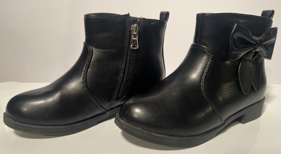 PANDANINJIA Niño Niña Sofía Dulces Botas Moño Cremallera Lateral Talla 1 Foto 2 de 4