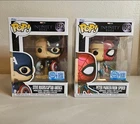 Captain America and Iron Spider Marvel Infinity Saga Funko Pop Bundle #1512 #153