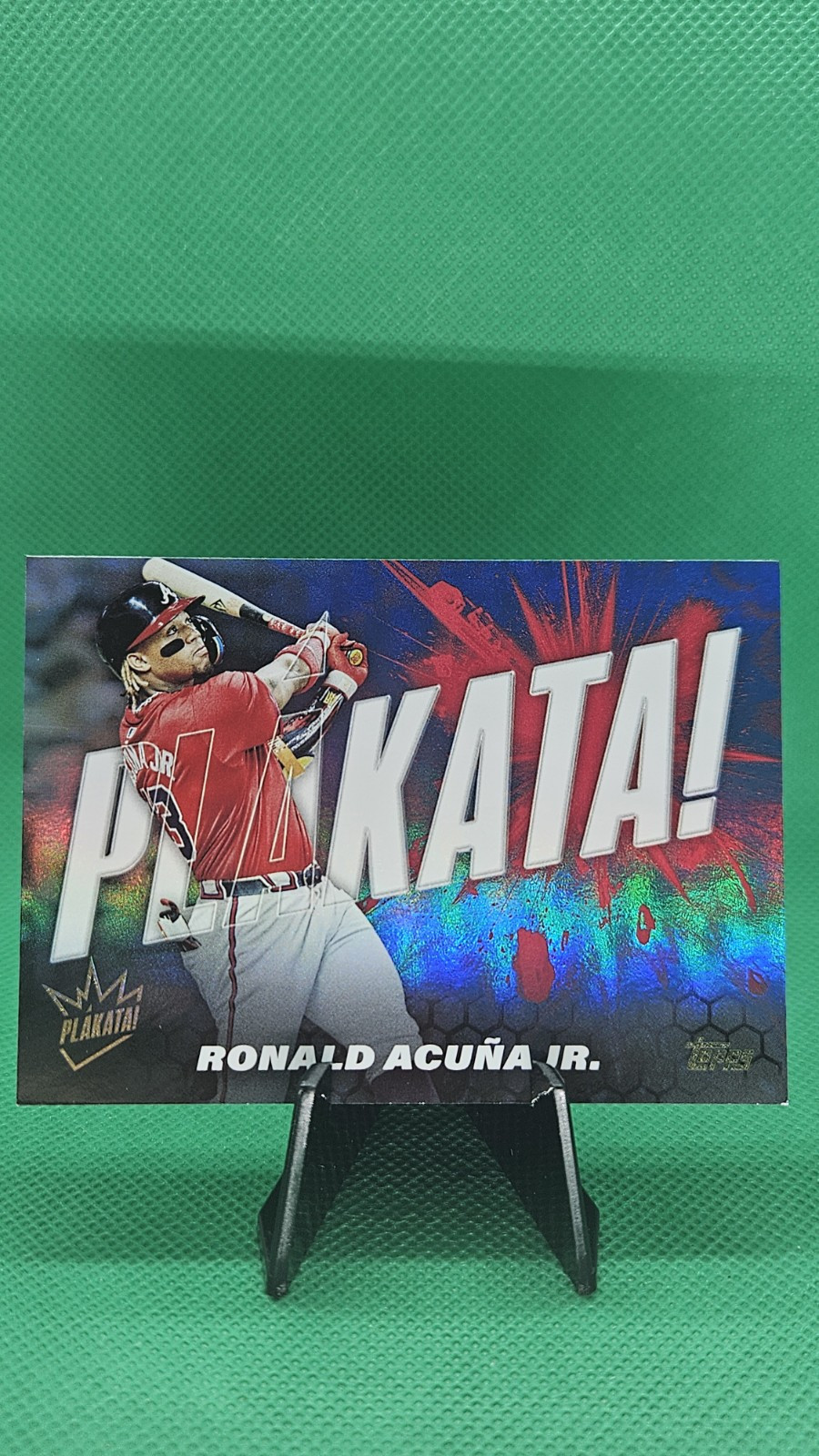 2025 Topps Series 1 Plakata ! Super Short Print (SSP) - Ronald Acuna Jr. Braves