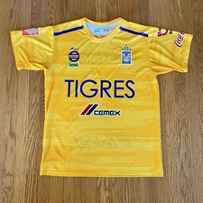Tigres UANL Football Club FC Jersey 2019 Home Liga MX Tigres de Mexico Men’s XL