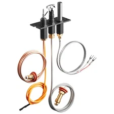 Optimized Natural Gas Pilot Assembly Kit High Performance 24in Black