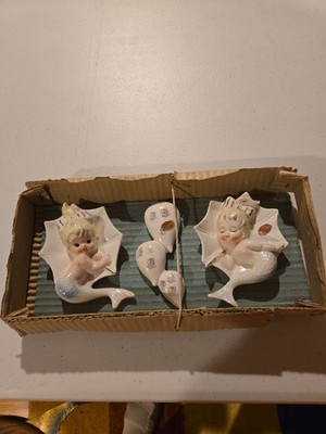 Enesco Mermaids With Bubble NIB