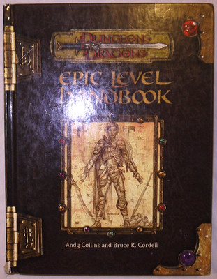 Wizards of the Coast Dungeons & Dragons Epic Level Handbook Hardcover 1st E 2002